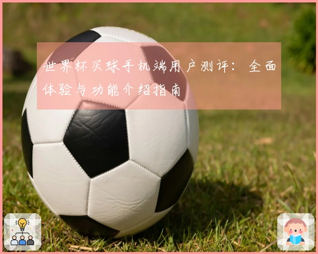 世界杯买球手机端用户测评：全面体验与功能介绍指南